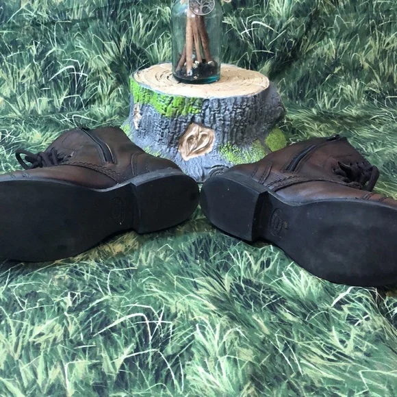 Steve Madden Dark Brown Troopa Boots Size 5 1/2 - Picture 8 of 14